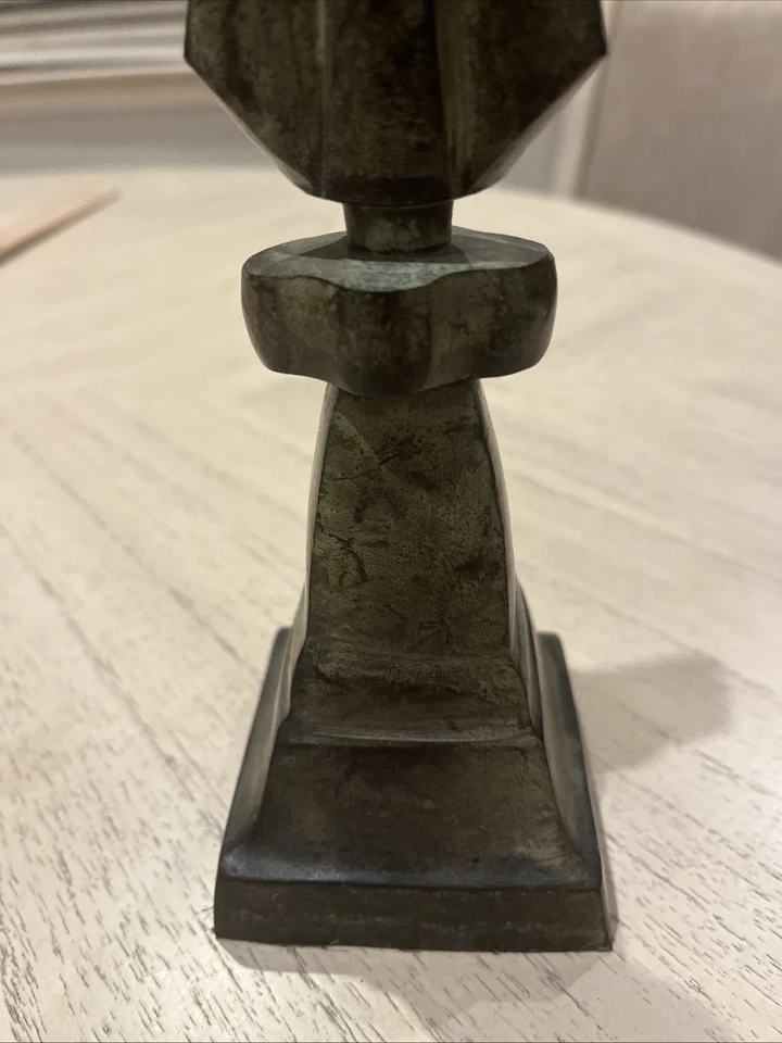 Ballard Designs Diseño Arquitectónico Negro con Pátina Metal Pesado 9” Alto/Final Foto 3 de 4