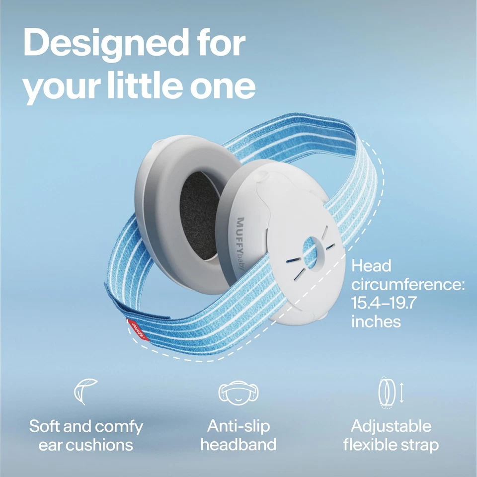 Alpine Muffy Protector de Oído para Bebés y Niños Pequeños hasta 36 Meses - CE... Foto 3 de 4