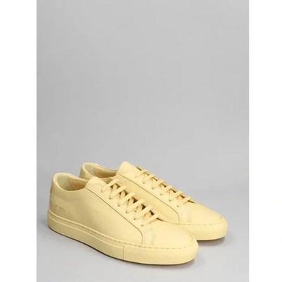 Common Projects Achilles Low Leather Sneakers Yellow Women - Size 38