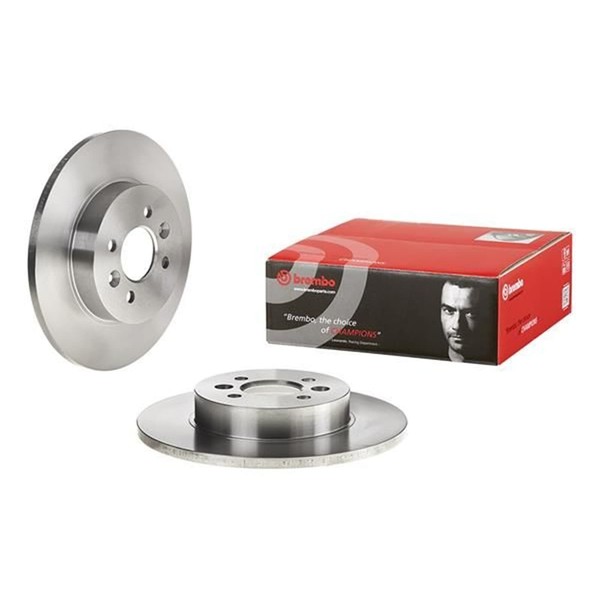 2X Brembo Bremsscheiben 280Mm Voll Hinten Passend FÜR Renault Kangoo-image