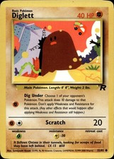 Diglett 52/82 Common Team Rocket Multi Item Discount MP
