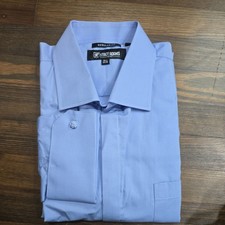 Stacy Adams Men's Size 16 1/2 French Cuff Dress Shirt