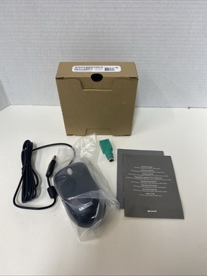 Microsoft Basic Optical Mouse V 2.0 Model 1113 USB Wired OEM PS2 Compatible New
