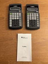 Texas Instruments TI-30XA Scientific Calculator Lot Of 2 Tested With Covers