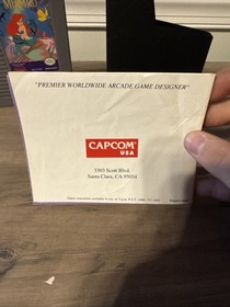 The Little Mermaid NES Game Cartidge with Dust Sleeve. And Manual Tested