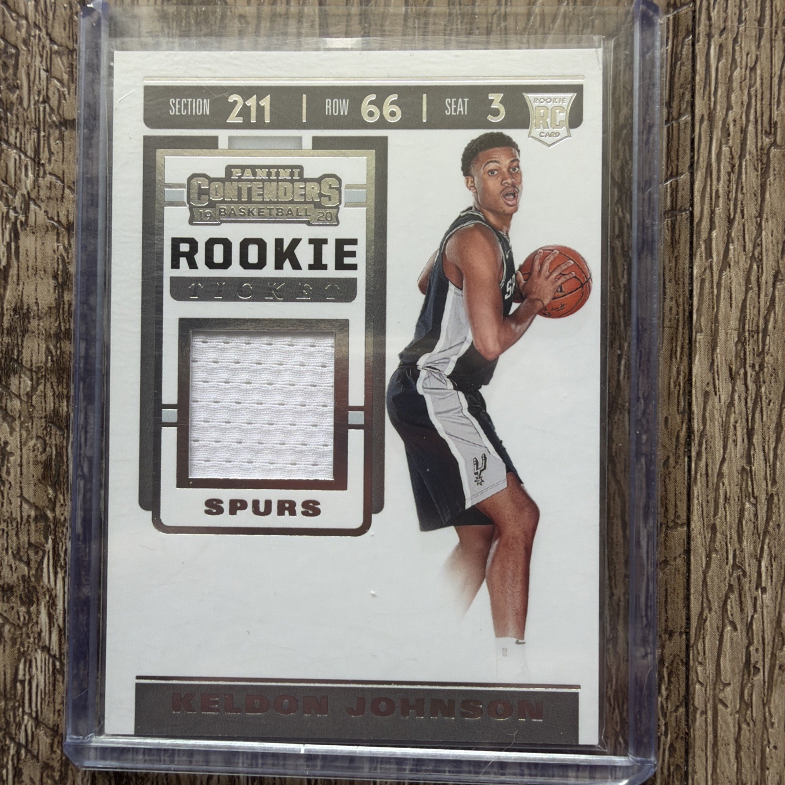 2019-20 Panini Contenders - Rookie Ticket  Keldon Johnson #RTS-KJN (MEM, RC)