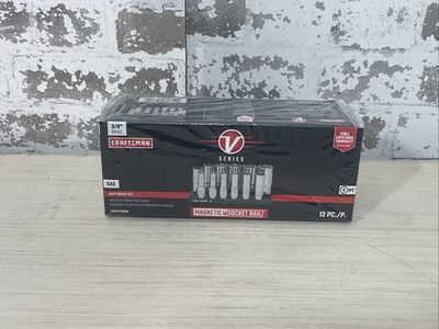#ad Craftsman V SERIES Deep Socket Set SAE 3 8quot; Drive 12 Piece CMMT17360V NEW $38.99