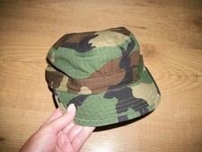 HQ Issue Combat Cap BDU Camouflage Sz. 7.5 8415-01-084-1687 Military