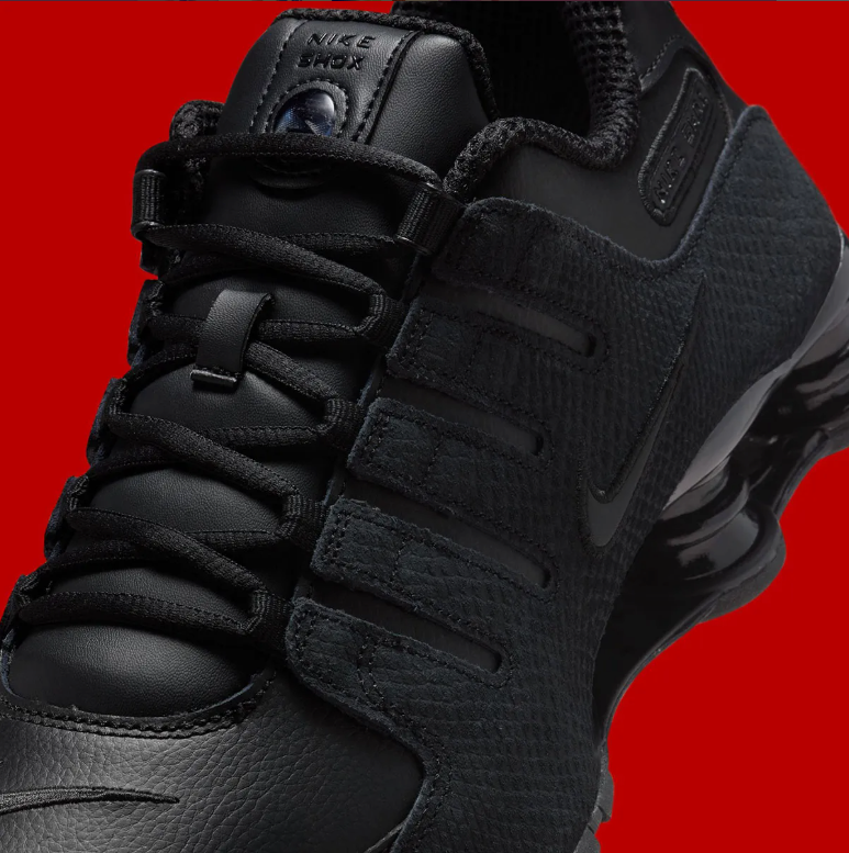 Nike Shox NZ Shoes Triple Black 378341-001 Men's Multi Size NEW | eBay