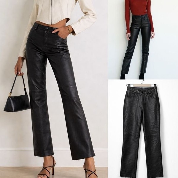 Women Massimo Dutti Trousers Black 36