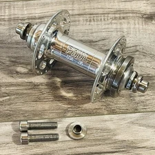 NOS Paul Component Engineering 36H High Flange Rear Hub 120 Spacing Polished