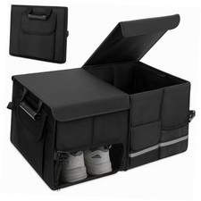Trunk Organizer for SUV - 60L, Foldable Car Trunk Organizer Bags with Lid