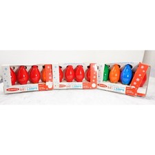 SET OF 12 C 9 1/4 Nobility VINTAGE Twinkle Christmas lamps lights bulbs