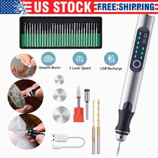 Cordless Electric Mini Drill Grinder Engraving Pen Variable Speed Rotary Tool