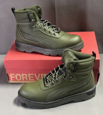 New PUMA Desierto V3 Round Toe - Men s Casual Boots 39262602 Dark Olive - US 8