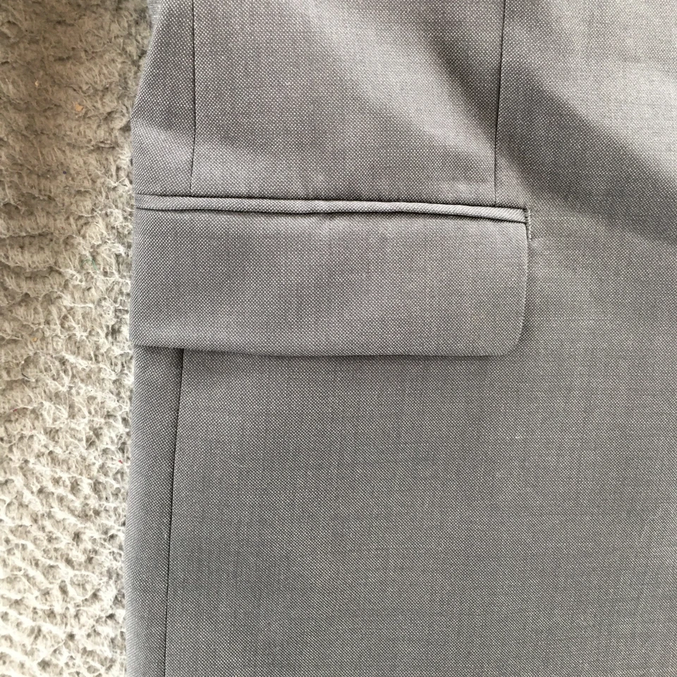 Abrigo Blazer Chaqueta Calce Ajustado Bar III Para Hombre 38L Gris Manga Larga Botón Delantero NUEVO Foto 4 de 4