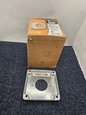 (QTY 10) Hubbell Raco 812C 20A Receptacle 4" inch Square Electrical Box Cover