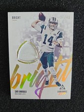 2019 Panini Luminance Bright Beginnings Gold Prime /49 Sam Darnold #BB-13