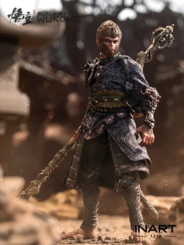 Inart 1/12 SCALE Black Myth: Wukong The Destined One Bronze Set