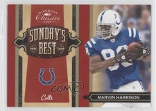 2009 Donruss Classics Sunday's Best Gold 99/100 Marvin Harrison #28 HOF 0b5