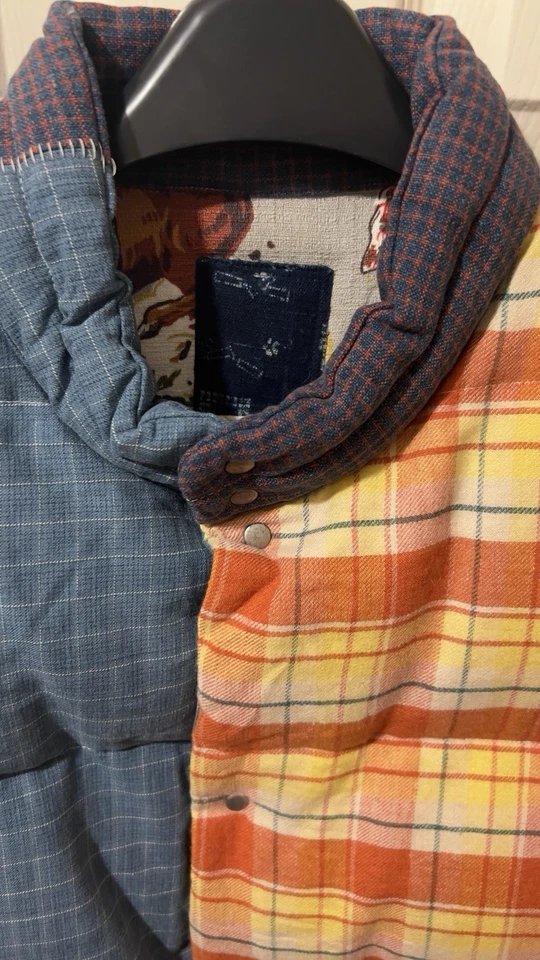 Visvim Checked Goose Down Vest - Image 2 of 4