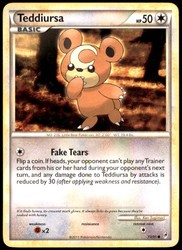 Teddiursa 73/95 Call of Legends Common Pokemon Card