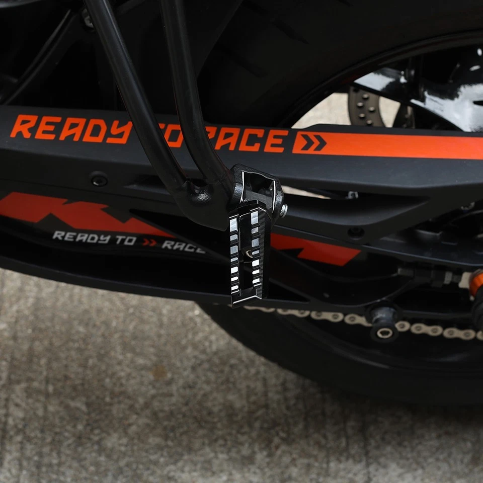 Pedales pedales reposapiés traseros estriberas para Kawasaki Ninja ZX6R 2013-2025 ZX636 Foto 3 de 4