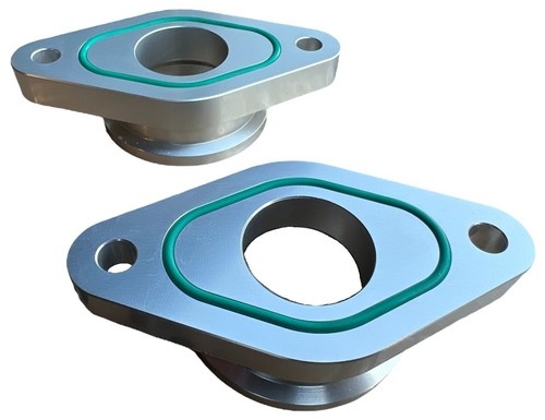 BOV Flange Conversion Kit fits OEM Mount to 50mm TIAL GT-R GTR R35 VR38DETT 3.8L - Picture 2 of 3