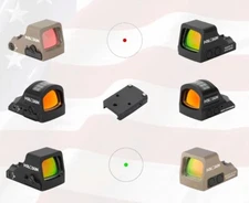 Holosun 407 - Choose Your 407C/407K Pistol Red/Green Dot Enclosed Reflex Sight