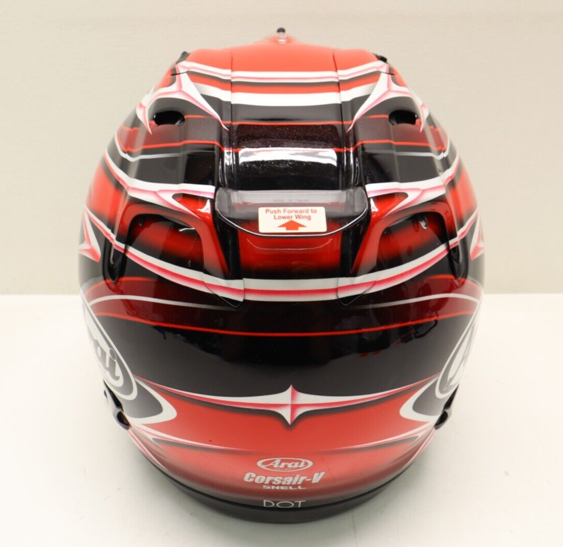 arai corsair v helmet sale ARAI CORSAIR-V Full Face Motorcycle Helmet Red, Black, White Size XL 61-62cm
