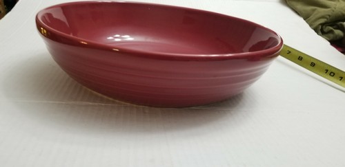 Gerald Henn Pottery Maroon/res Round Serving Bowl NICE - Picture 6 of 6