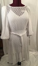 Womens, White dress, Calvin Klein NWT size 10