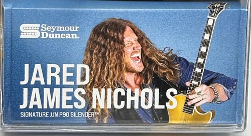 Seymour Duncan JARED JAMES NICHOLS Dog Ear Bridge JJN P90 Silencer - Black - 第 2/2 張圖片