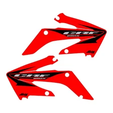 CRF250x 04-16 Stock Replica Shroud Graphics red bg FREE SHIPPING!!!