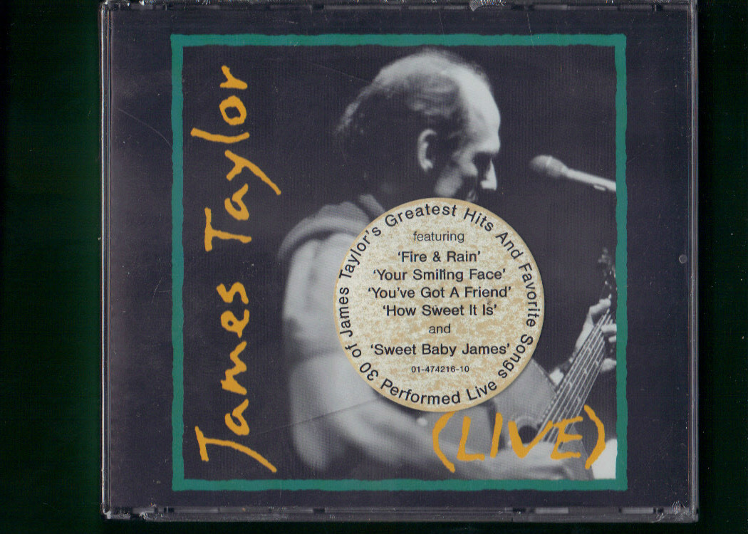 JAMES TAYLOR - LIVE BOX DOPPIO CD NUOVO SIGILLATO