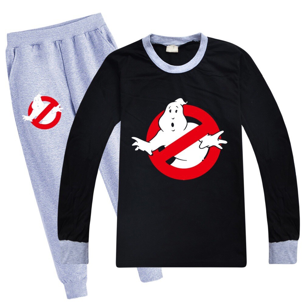 Ghostbusters Kids Cotton T shirt Top+Pants Pyjamas Nightwear Sleepwear PJ  Set