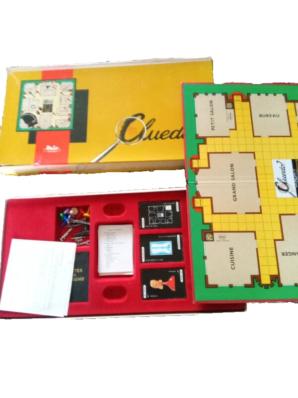 Jeux de société Cluedo Vintage Miro Company 1951 Boîte Jaune - Photo 2/4