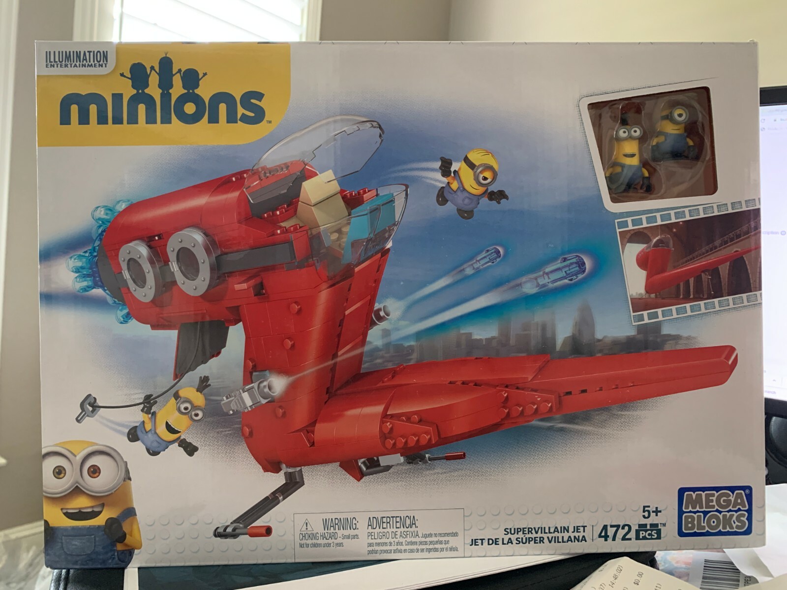 mega bloks minions supervillain jet