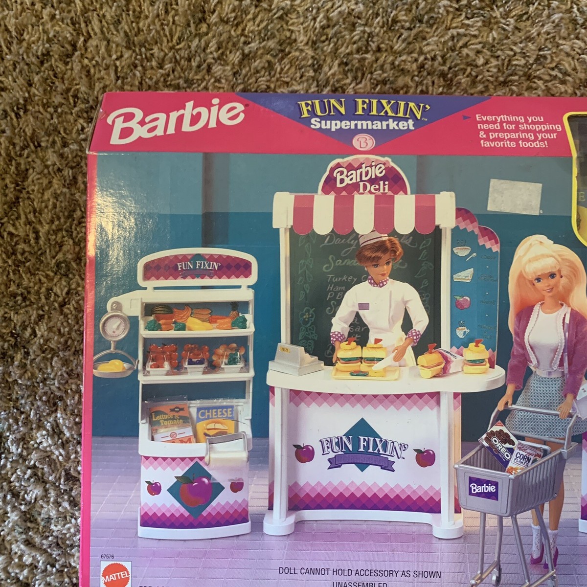 Barbie Fun Fixin supermarket Vintage New In Box | eBay
