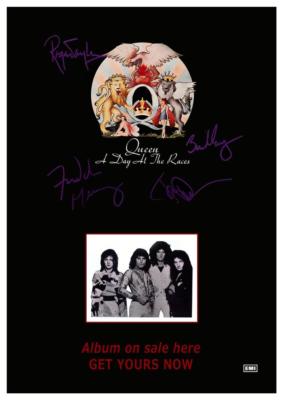 Queen - POSTER - Live Concert - A Day At the Races album promo