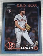 Justin Slaten - 2024 Topps Update Series RAINBOW FOIL ROOKIE - #US178 - Red Sox