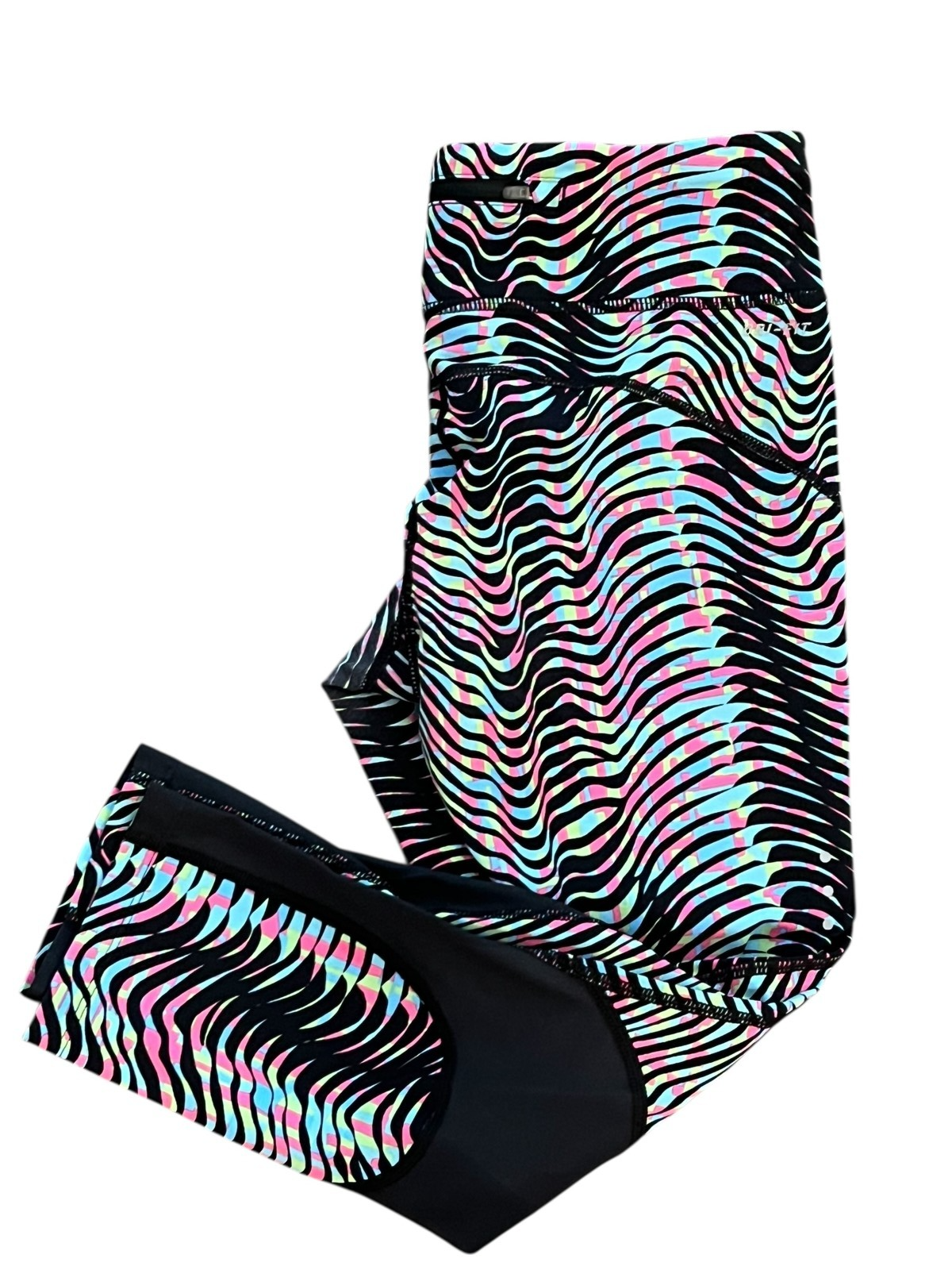 Nike Leggings Women Medium Mid-Rise Running Compression Pastel Leggings Y2K