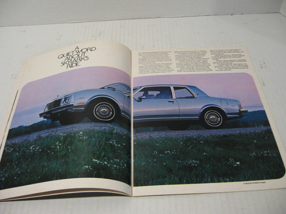 1980 Buick Skylark Sport Limited Car Dealer Sales Brochure Catalog eBay