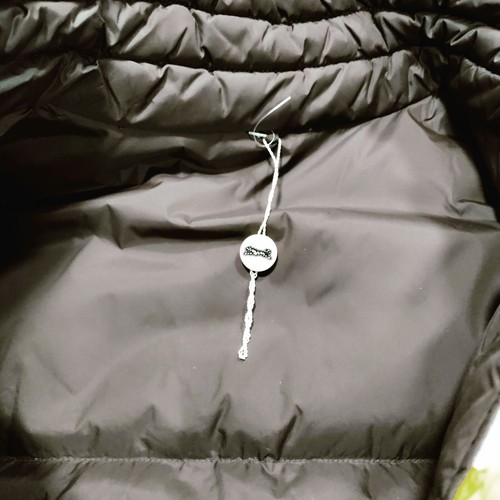 Vintage Le Tigre Retro Reversible Outerwear Puffer Vest Jacket Black Multi XL - Picture 10 of 14