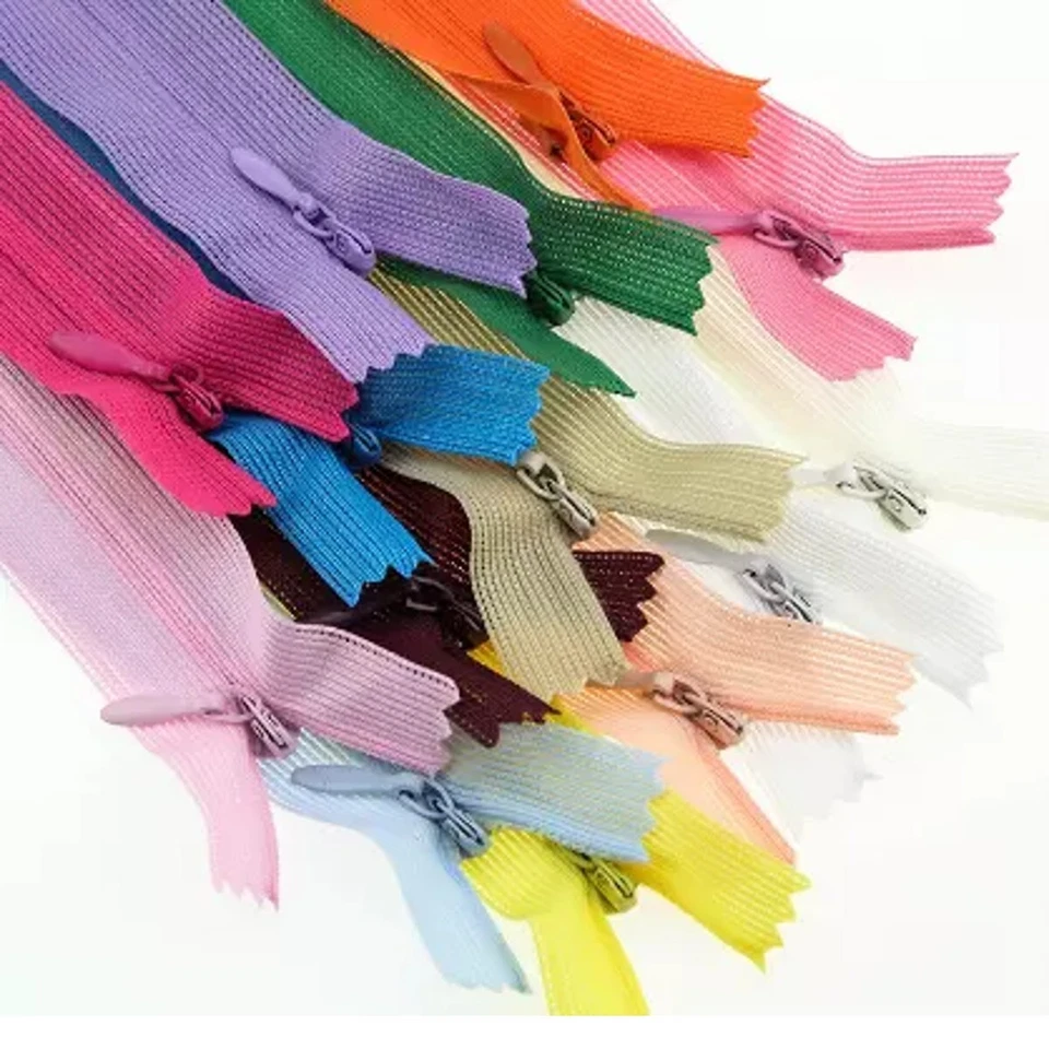 Invisible Zip Concealed Nylon Zipper Inch 12cm 14cm 16cm 18cm 20cm 22cm - Image 3 of 4