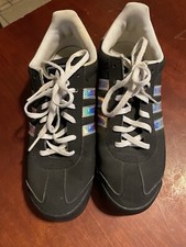 Adidas Samoa Low Top Casual Sneakers Shoes Black White Size 7