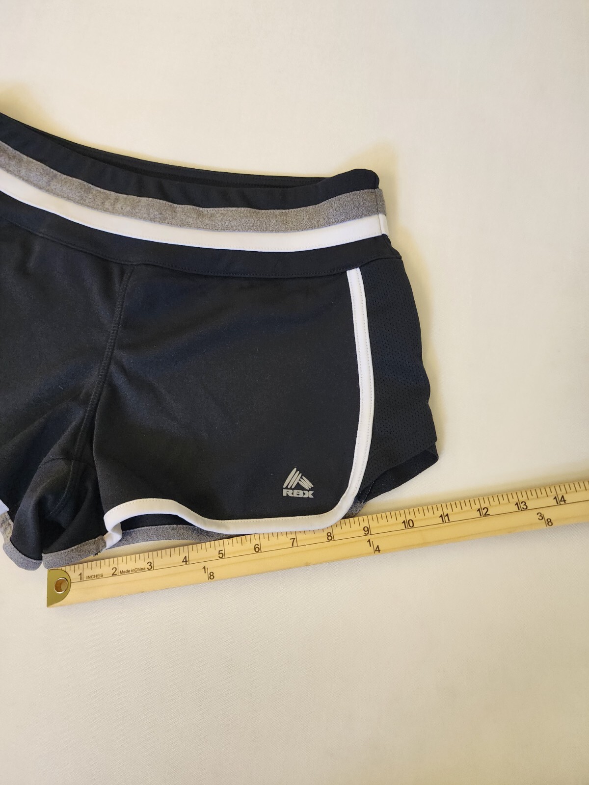 RBX Active Performance Workout Running Shorts Bla… - image 3