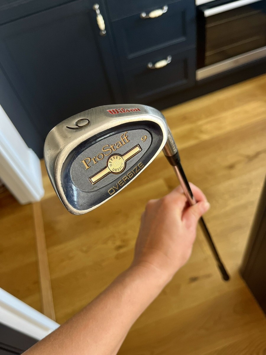Left Handed Wilson ProStaff Offset Design Oversize 5 Iron Regular Steel Shaft Left Handed Wilson ProStaff Offset Design Oversize 5 Iron Regular Steel Shaft