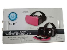 Onn Virtual Reality Smartphone Headset iPhone and Samsung screens up to 6"  