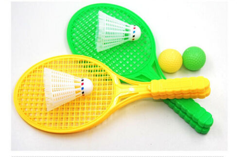 1pair Child Badminton Tennis Racket Baby Sports Bed Toy Educational Toy B.BI - Photo 1/8